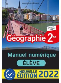 Géographie 2de coll. E. Janin - Nouvelle édition 2022