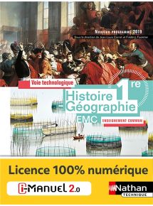 Histoire-Géographie - EMC - 1re technologique - Enseignement commun - Ed. 2019