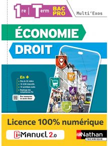 Economie-Droit - 1re/Tle Bac Pro - Coll. Multi'Exos - Ed. 2022