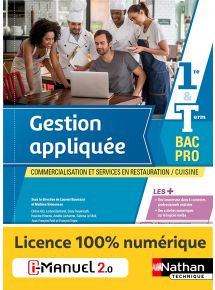 Gestion appliquée - 1re/Tle Bac Pro Cuisine/CSR - Ed. 2022