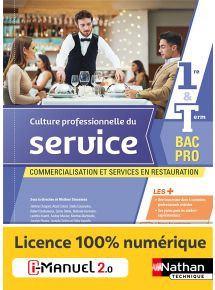 Culture professionnelle du service - 1re/Tle Bac Pro CSR - Ed. 2022