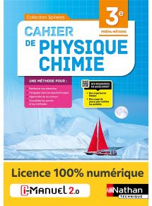 Cahier de Physique-Chimie - 3e Prépa-métiers - Coll. Spirales - Ed. 2022