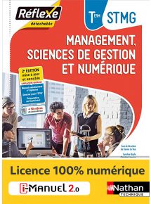 Management, Sciences de gestion et numérique - Tle STMG - Coll. Réflexe - Ed. 2022