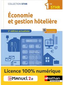 Économie et Gestion Hôtelière - 1re Bac STHR - Coll. STHR - Ed. 2022