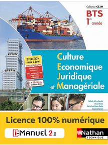 Culture Economique, Juridique et Managériale - BTS 1re année - Coll. CEJM - Ed. 2022