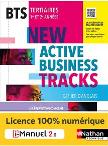 New Active Business Tracks - Cahier d'Anglais - BTS tertiaires 1re et 2e années - Ed. 2022