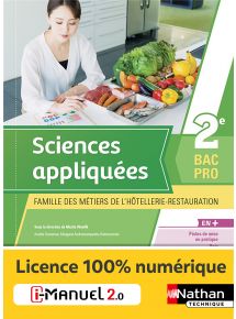 Sciences appliquées - 2de Bac Pro FMHR - Ed. 2021