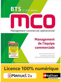 Management de l'équipe commerciale - BTS MCO 1re et 2e années - Coll. BTS MCO - Ed. 2023