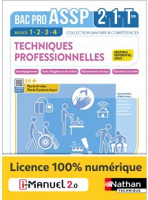 Techniques professionnelles - Blocs 1, 2, 3 et 4 - 2de/1re/Tle Bac Pro ASSP - Coll. Savoirs et Compétences - Ed. 2023