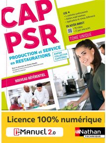 Production et service en restaurations - CAP PSR - Ed. 2023