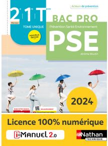 Prévention Santé Environnement - Tome Unique - 2de/1re/Tle Bac Pro - Coll. Acteurs de prévention - Ed.2024