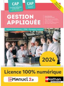 Gestion appliquée - CAP Cuisine/CAP Commercialisation et Services en HCR - Ed. 2024