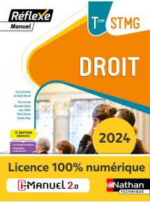 Droit - Tle STMG - Coll. Réflexe - Ed. 2024