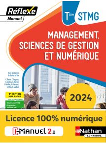 Management, Sciences de gestion et numérique - Tle STMG - Coll. Réflexe - Ed. 2024