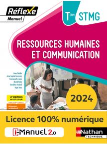 Ressources humaines et Communication - Tle STMG - Coll. Réflexe - Ed. 2024