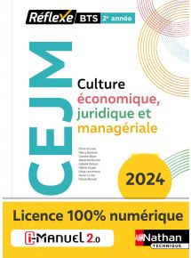 Culture Economique, Juridique et Managériale - BTS 2e année - Coll. Réflexe - Ed. 2024