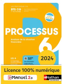 Processus 6 - Analyse de la situation financière - BTS CG 1re et 2e années - Coll. Les processus CG - Ed. 2024