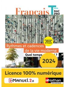 Rythme et cadence de la vie moderne, quel temps pour soi ? - Thème limitatif de Français - Tle Bac Pro - Ed. 2024