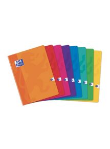 Cahier Color Life 24x32cm, 140p, grands carreaux, piqûre 90g