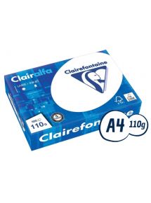 Papier Clairalfa A4 110g, blanc, ramette de 500 feuilles