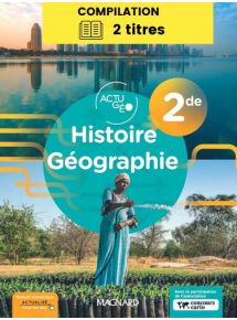 ActuGéo Histoire-Géographie 2de -Compilation (Ed. num. 2024) - Enseignant 1 an - Licence livrée dans l'ENT - TARIF PRÉFÉRENTIEL si 100 % de la classe équipée des ouvrages papier