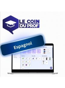 Plateforme Le Coin du Prof - Espagnol - Tous niveaux - Offre Etablissement - Moins de 500 élèves