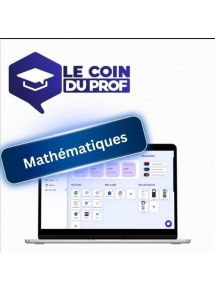 Plateforme Le Coin du Prof - Mathématiques - Tous niveaux - Offre Etablissement - Moins de 500 élèves