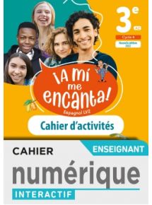 Offre réservée aux classes équipées en manuels papier - Licence par enseignant 1 an