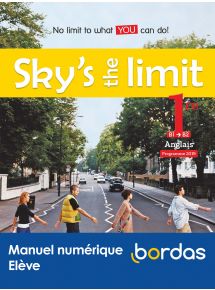 Sky's the limit Anglais 1re -  Licence élève