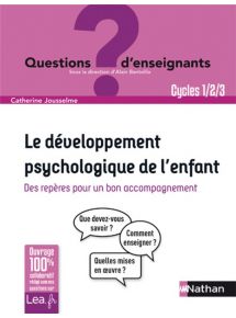 Ebook - Le développement psychologique de l'enfant - Maternelle et Primaire