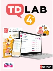 TDLab, la plateforme d'exercices du Labo de grammaire 4e Terre des Lettres - 2021