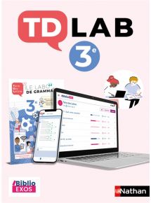 TDLab, la plateforme d'exercices du Labo de grammaire 3e Terre des Lettres - 2021