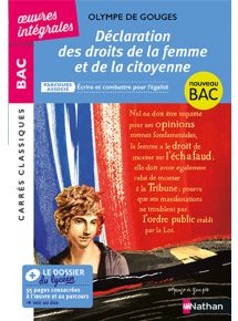 Déclaration des droits de la femme et de la citoyenne de Olympe de Gouges - Bac de Français 1re - Licence élève