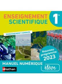 Enseignement Scientifique 1re (2023) - Tarif non-adoptant 5 ans