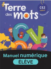 Terre des mots CE2 - Manuel numérique élève