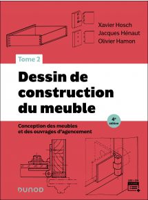 Dessin de construction du meuble - Tome 2 - 4e éd. - Tarif 100% numérique - Licence par élève 1 an