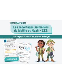 Les reportages animaliers de Maëlle et Noah - Rallye Maths CE2