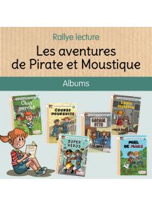 Les aventures de Pirate et Moustique - Série 6 albums - Rallye Lecture niveau 2