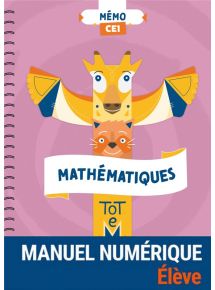 Totem Mathématiques CE1 - Mémo - Manuel numérique élève - CNS Non adoptant - Licence 1 an