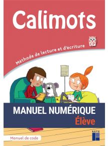 Calimots CP - Manuel de code - Manuel numérique élève - CNS non adoptant - licence 1 an