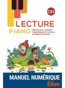 Lecture piano CE1 - Manuel numérique élève - CNS non adoptant - licence 1 an