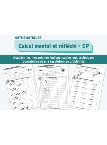 Calcul mental et réfléchi CP