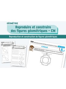 Géométrie au CM, Reproduire et construire des figures géométriques