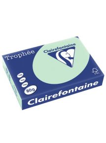 Papier Trophée A4 80g, vert pâle ramette de 500 feuilles 