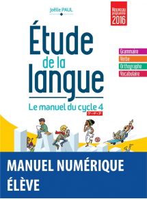 Étude de la langue Cycle 4