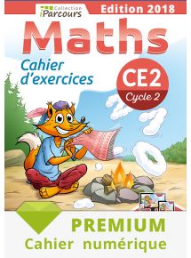 Cahier numérique iParcours maths CE2 - 2018 - Abonnement Premium adoptant 