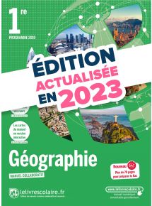 Géographie 1re 2019 (MAJ 2023) - Manuel Numérique Premium - 5 ans - Adoptant papier