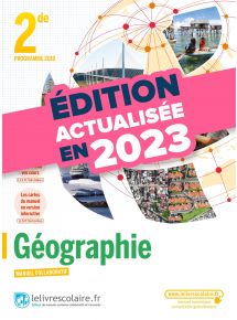 Géographie 2de 2019 (MAJ 2023) - Manuel Numérique Premium - Adoptant papier