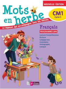 Mots en herbe CM1 - Français - 2017 - Manuel numérique