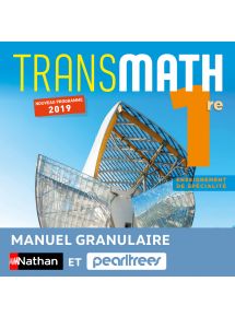 Transmath | Mathématiques 1re spécialité - Nathan/Pearltrees licence 1 an